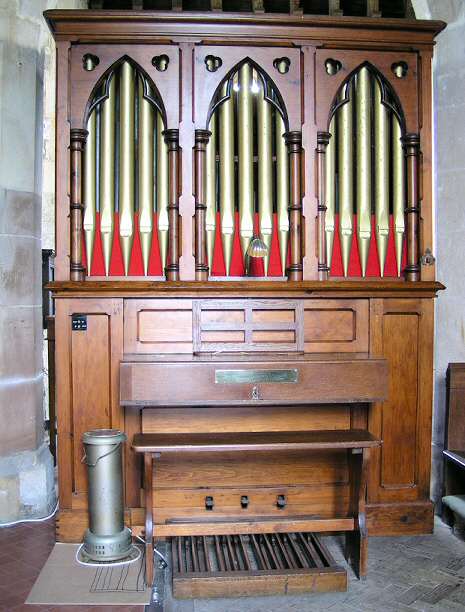 Chaceley church organ. Photo credit: Unknown (Please let me know if it's yours and you want it removed/a credit)